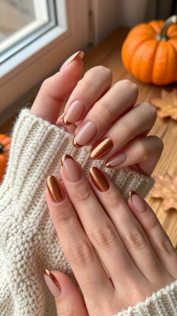 Metallic copper micro-French