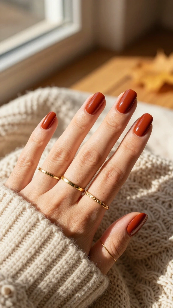 Burnt terracotta matte