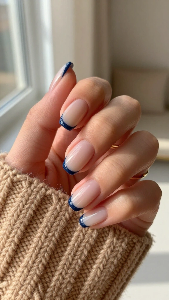 Midnight navy micro-French
