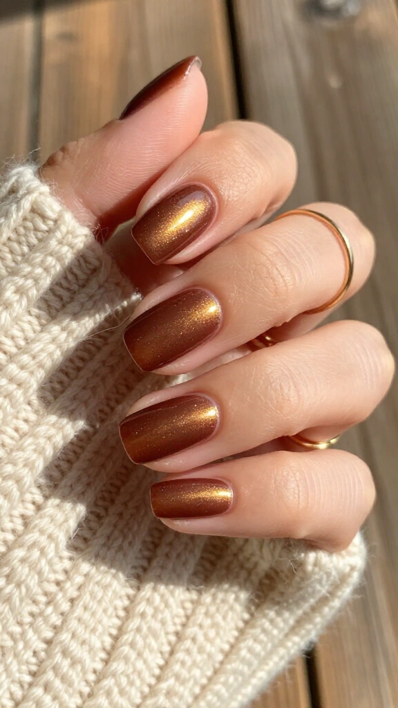 Frosted chestnut pearl