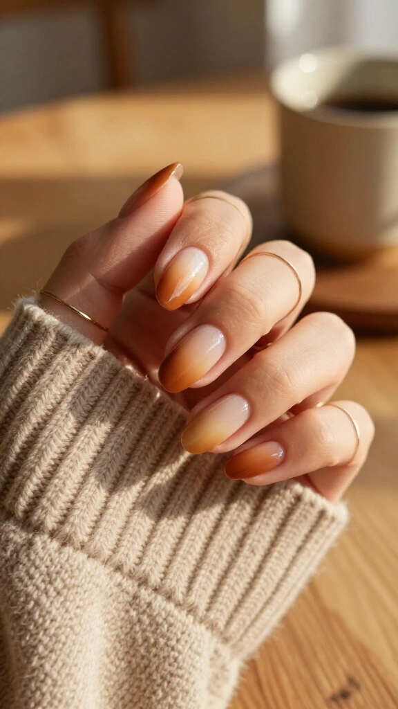 Toasted almond ombré