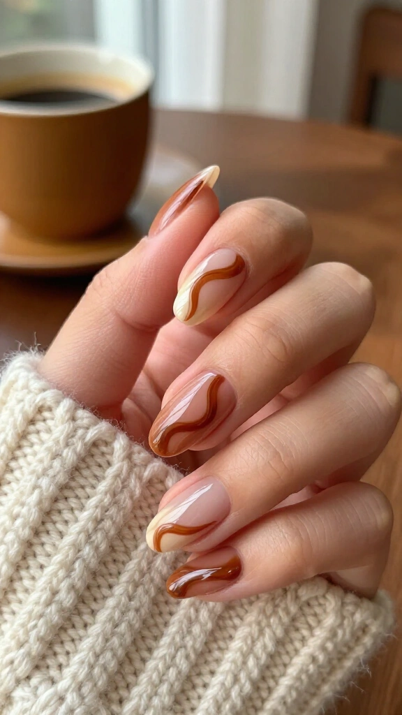 Warm cinnamon swirl