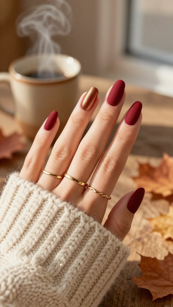 Frosted cranberry matte