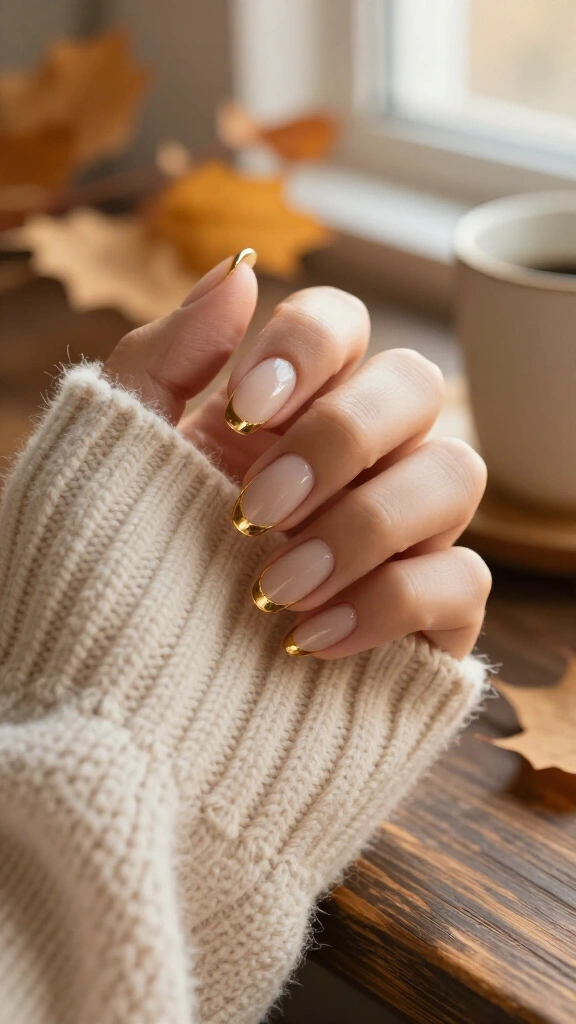 Gilded edge almond shorties