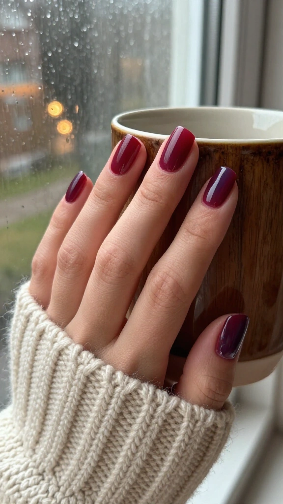 Cranberry jelly polish