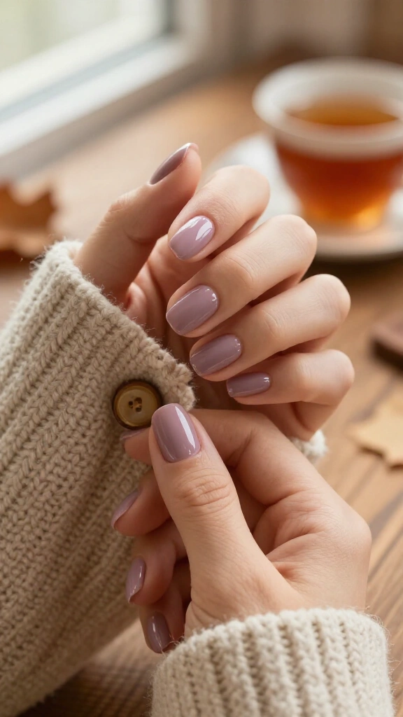 Soft cashmere mauve