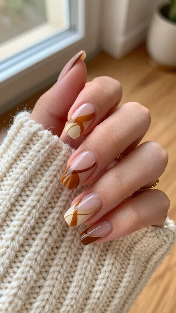 Warm Caramel Mocha Swirls
