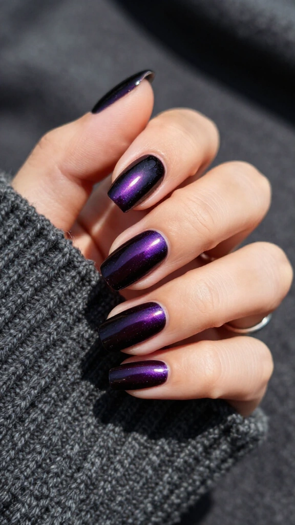 Midnight blackberry liquid pearl