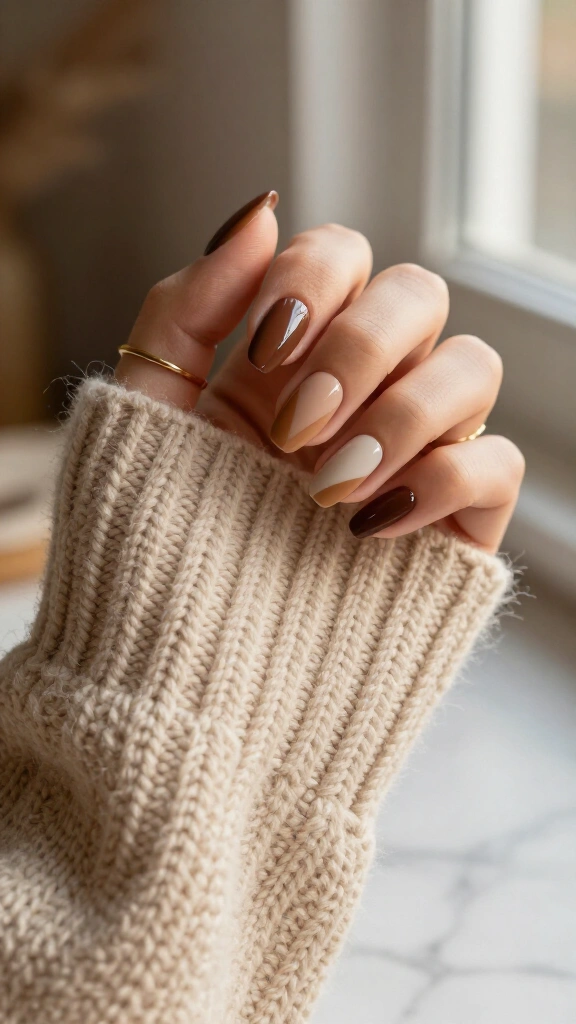 Latte-inspired color block