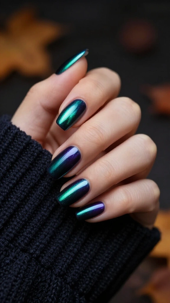 Iridescent beetle wing teal