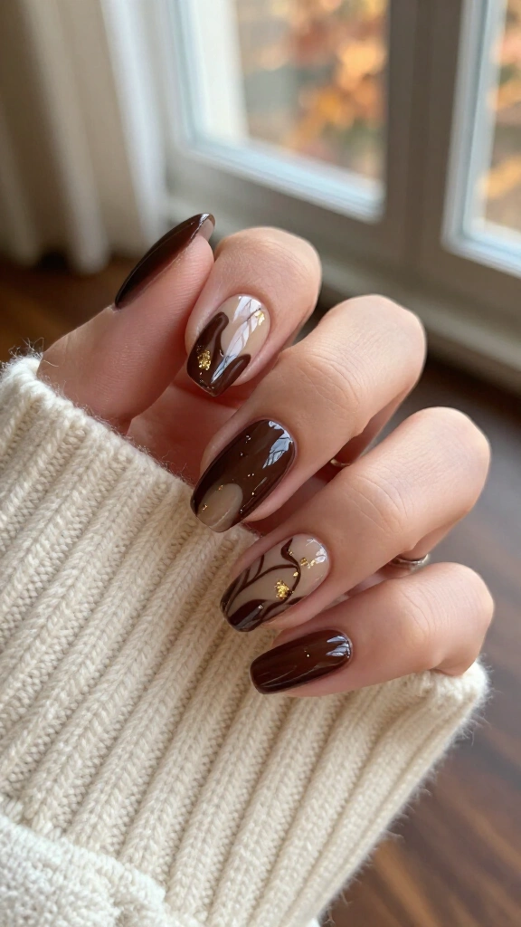 Chocolate truffle marble