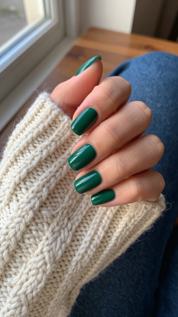 High-shine emerald gel