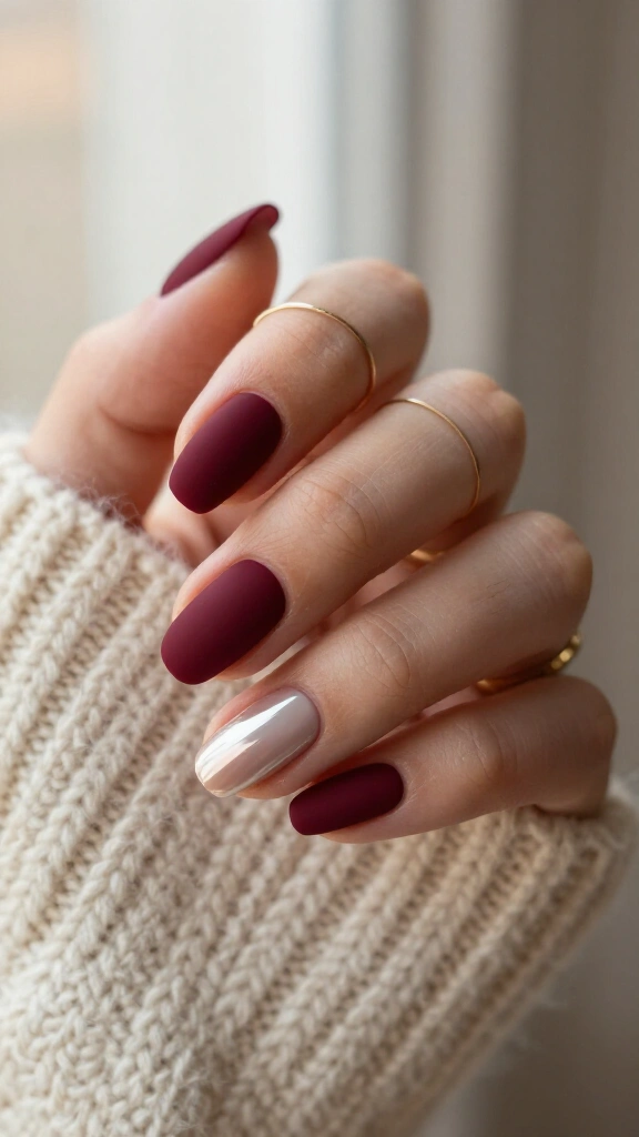 Merlot dual-tone accent