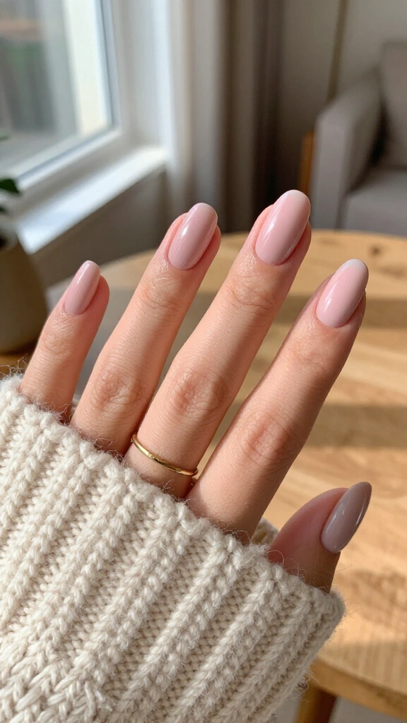 Creamy cashmere pink