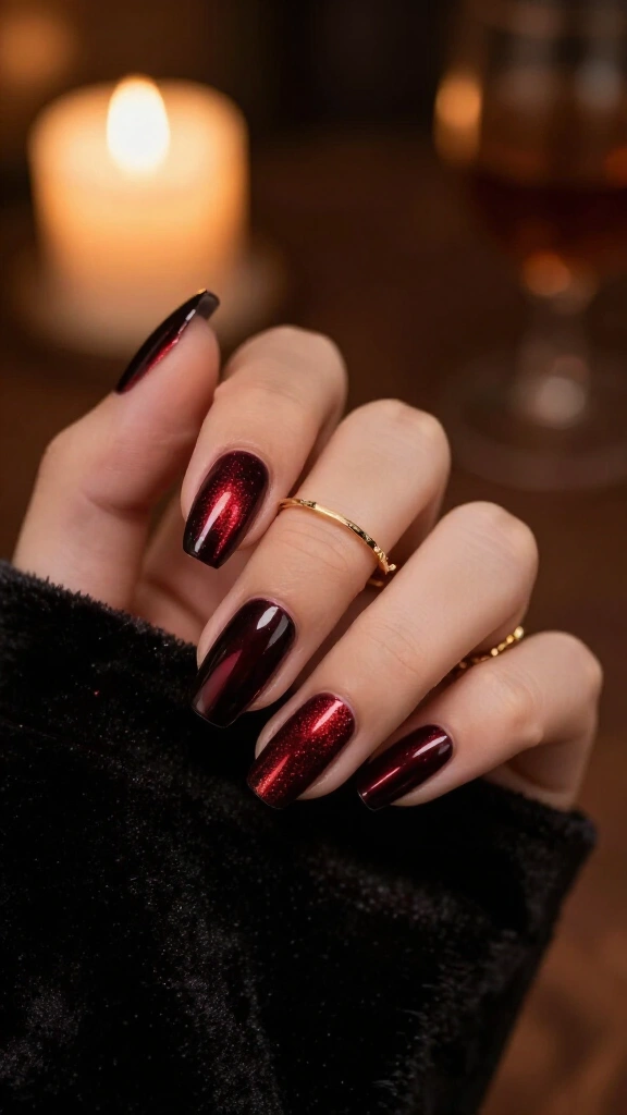 Dark wine chrome polish