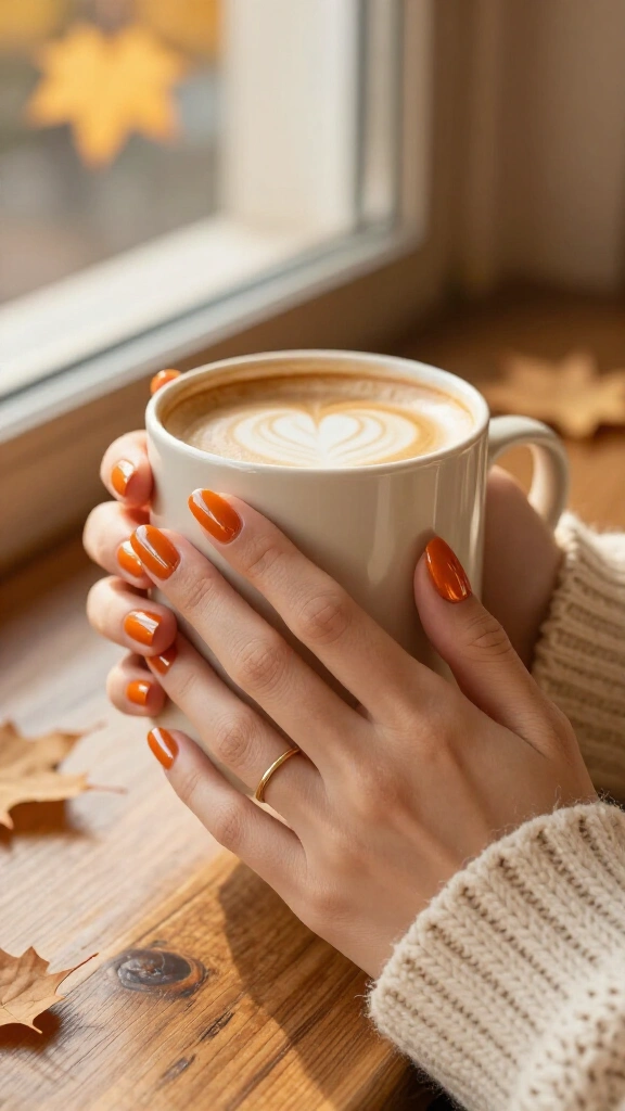 Glazed pumpkin spice latte
