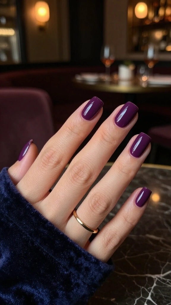Plump plum square