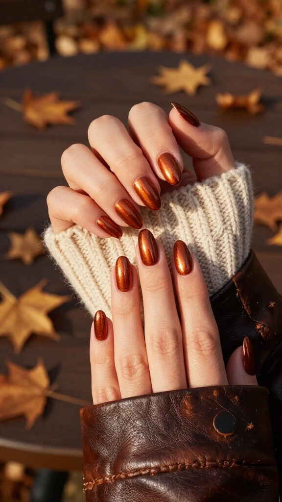 Warm copper metallic
