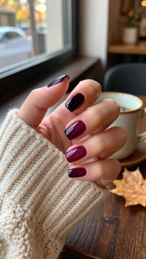 Deep berry monochrome