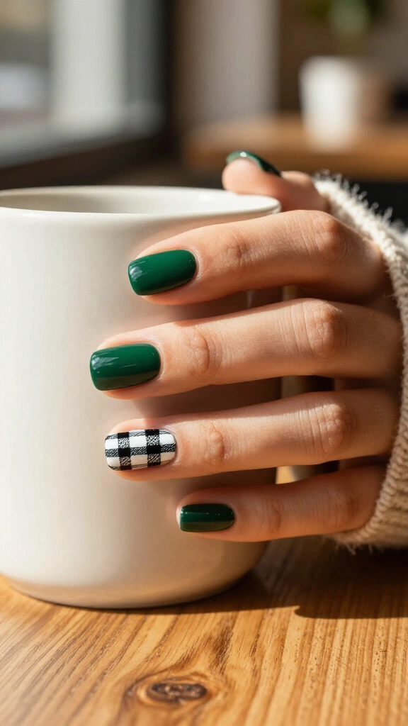 Plaid accent square