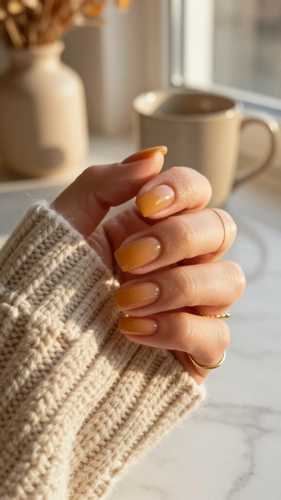 Sheer honey nude