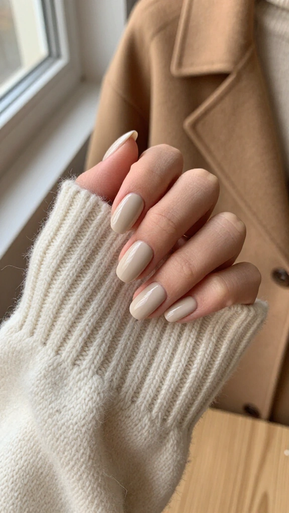 Creamy cashmere beige