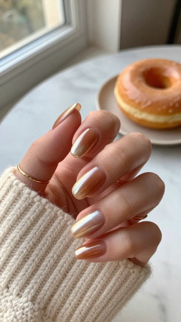 Cinnamon glazed donut