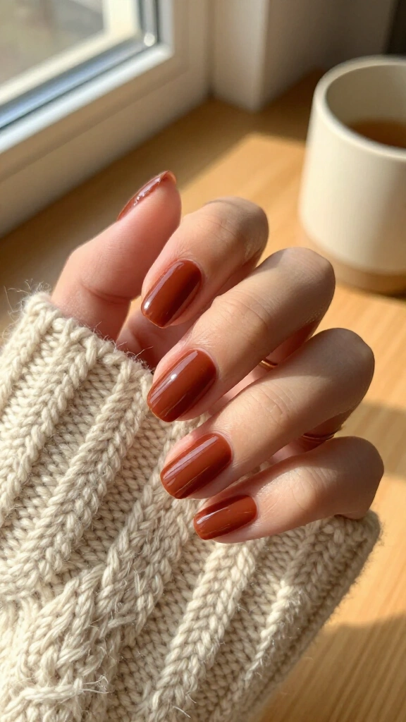 Soft chestnut gloss