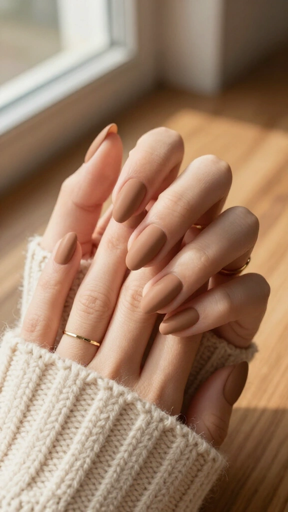 Matte toasted almond