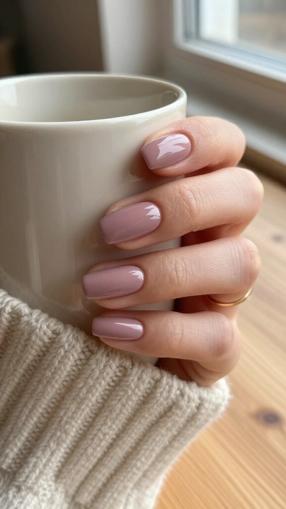 Soft Mauve Cashmere