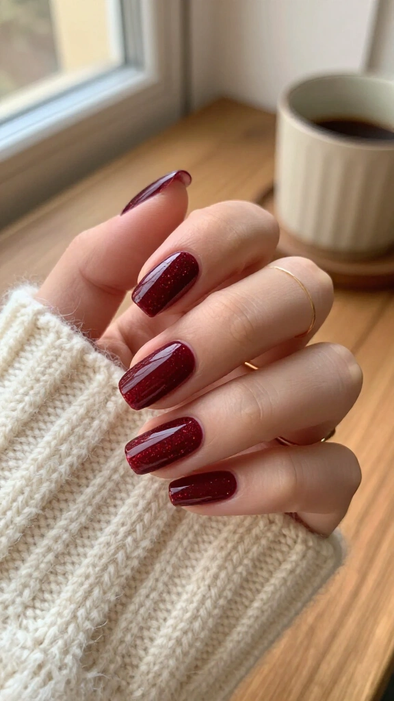 Dark garnet shimmer