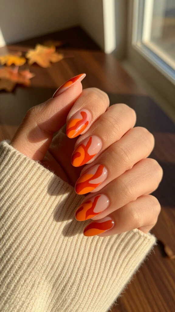 Fiery terracotta twist