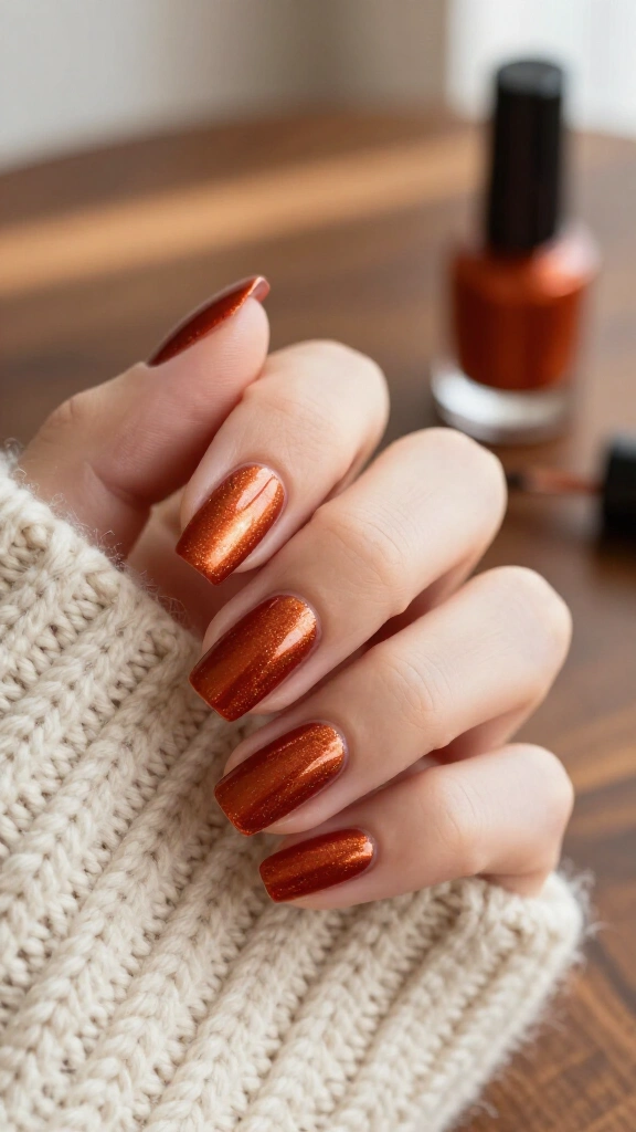 Liquid metal copper-red