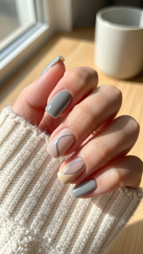 Greige negative space