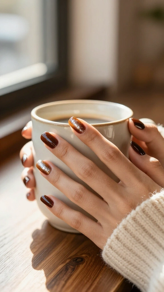 Deep espresso glaze