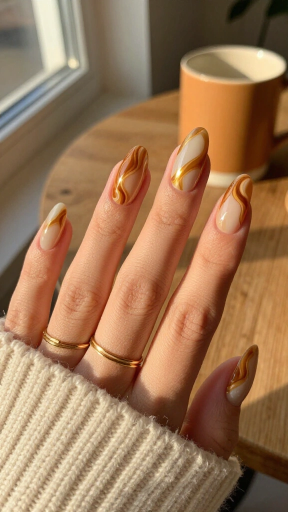 Butterscotch swirls