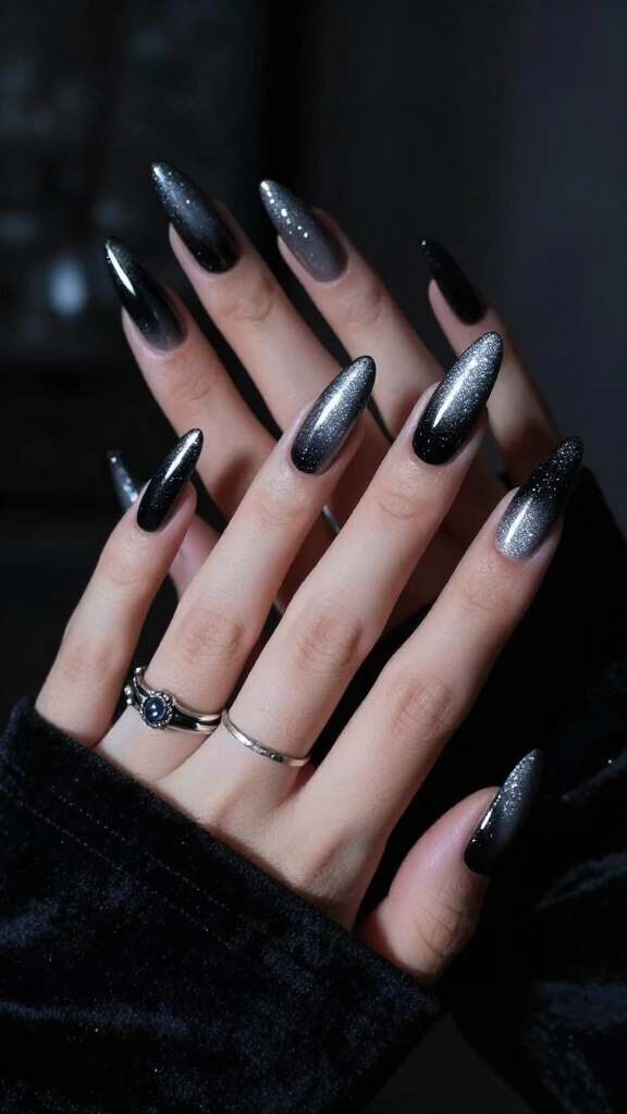 Midnight galaxy dust