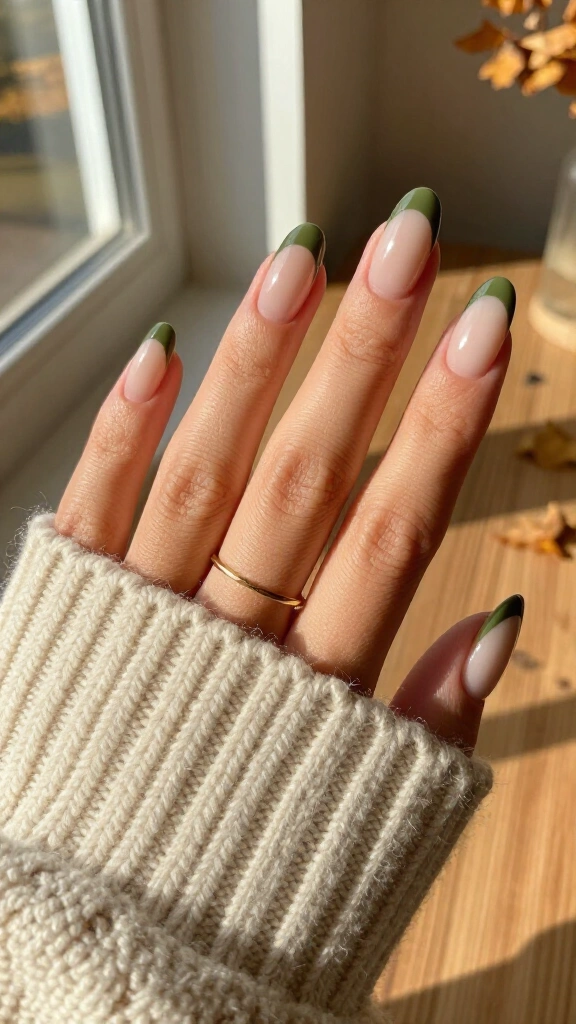 Olive green deep arc