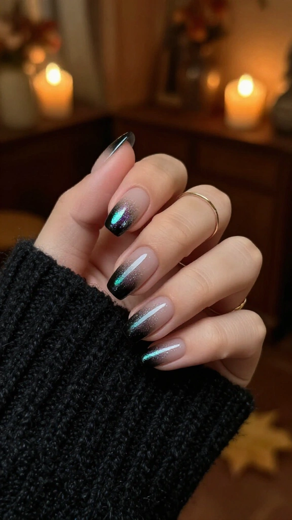 Moody black pearl tips