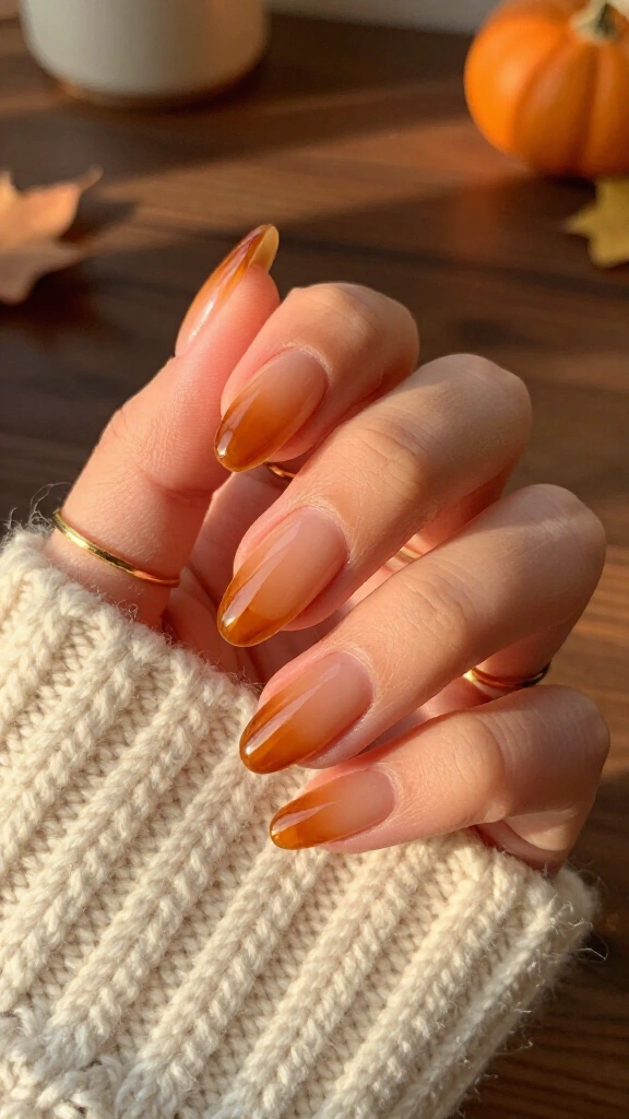 Warm amber glass French