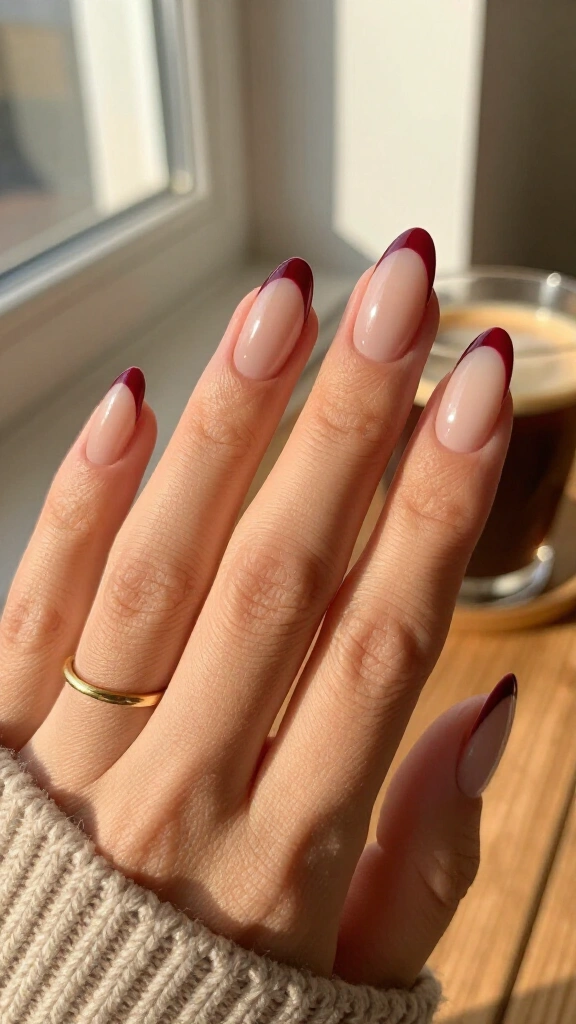Cranberry wine outline tips