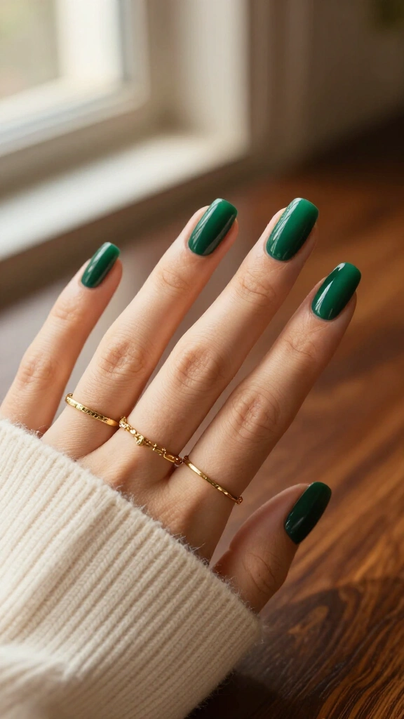Dark emerald jewel