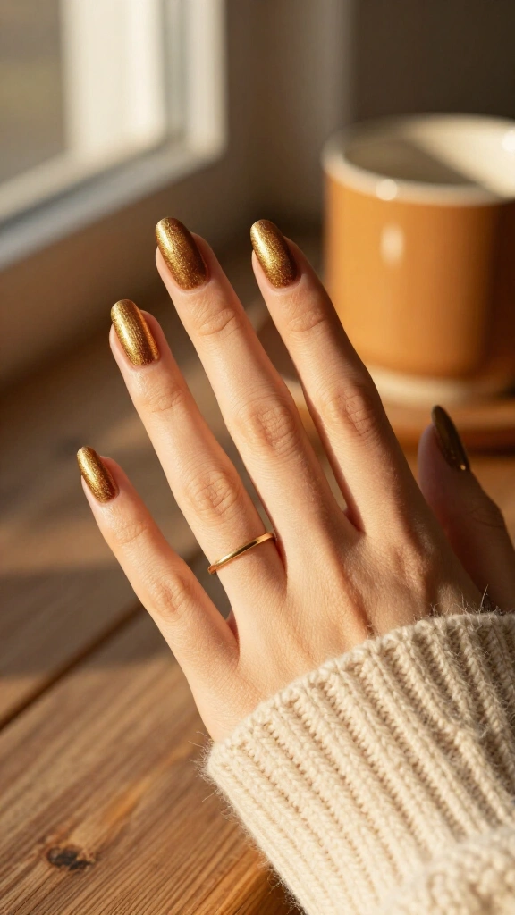 Antique gold leaf