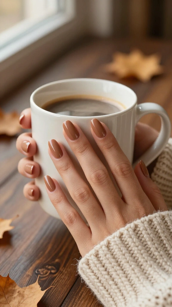 Warm mocha latte