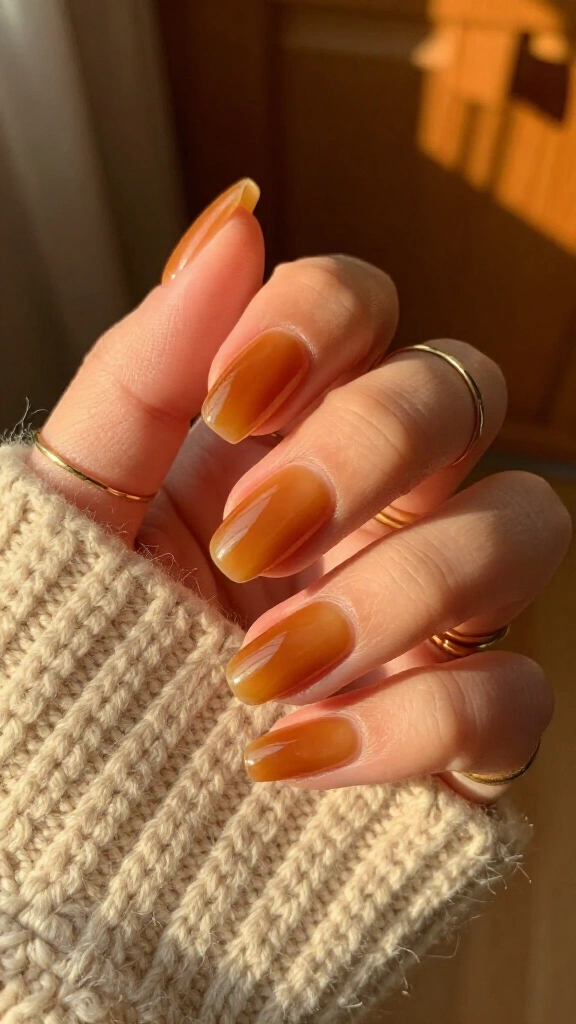 Honeyed amber jelly