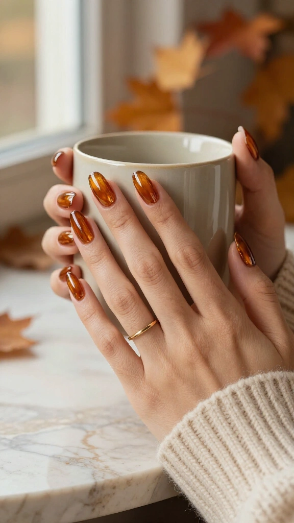 Glazed Amber Glow