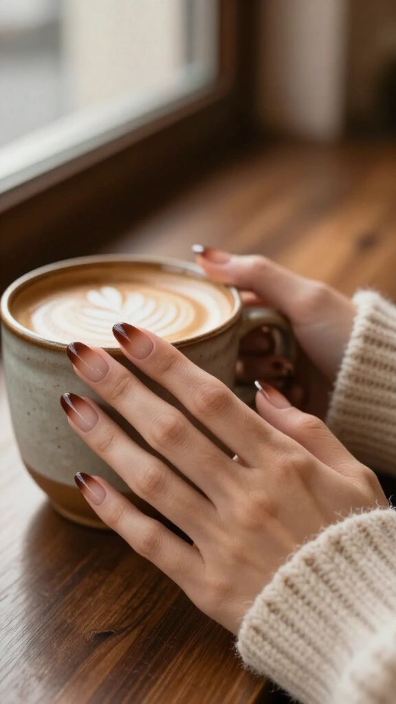 Mocha latte gradient French