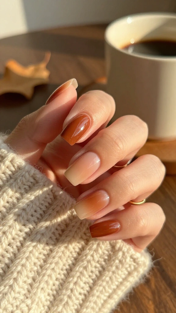 Cinnamon spice ombré