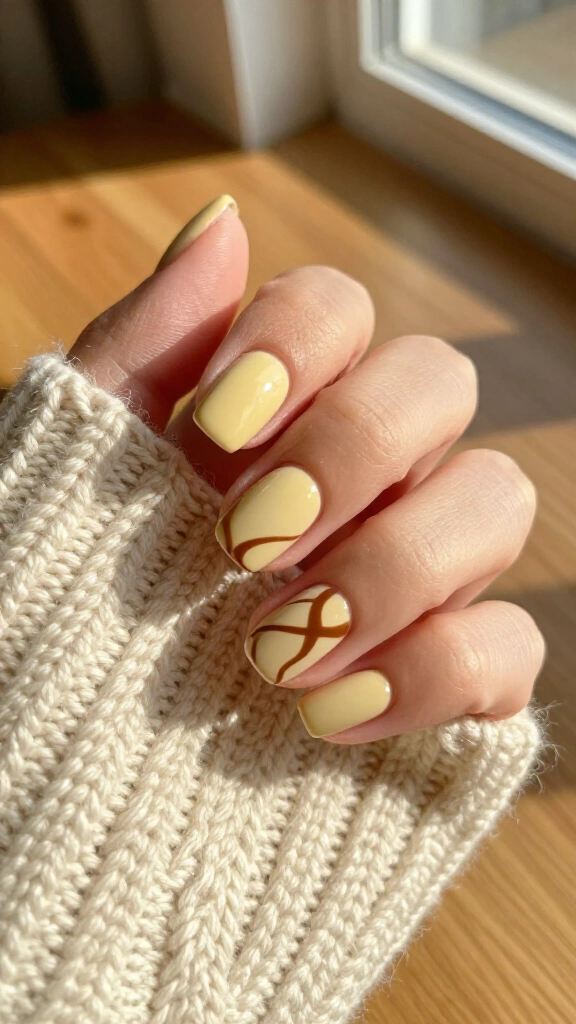 Warm vanilla swirls