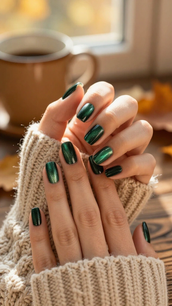 Deep Forest Green Velvet